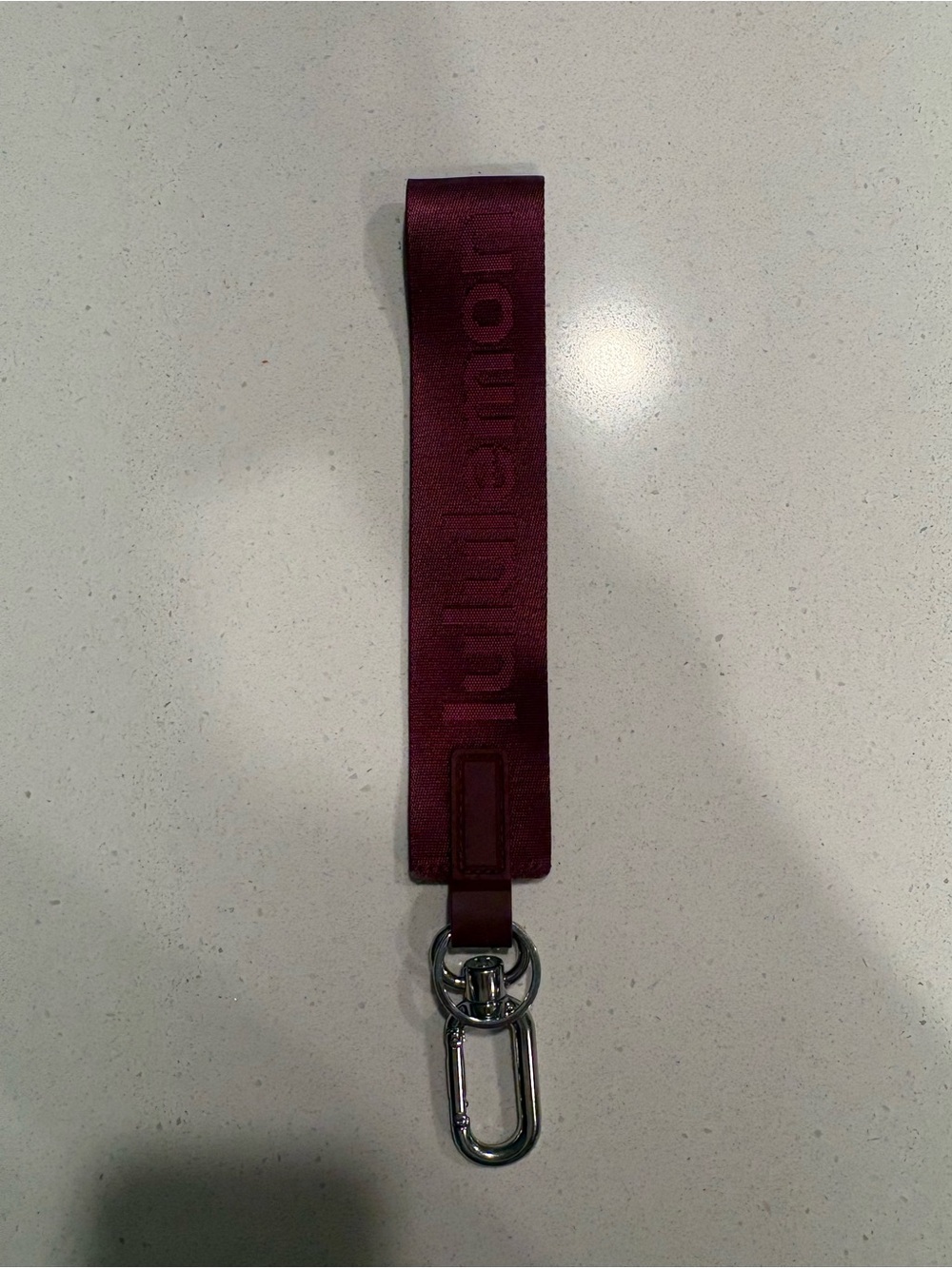 lululemon athletica Maroon Strap with Pink Logo